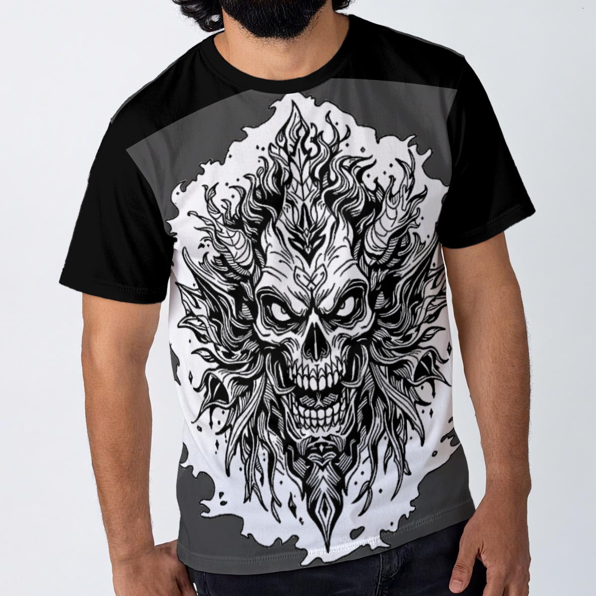 All-Over Print T-Shirt  Cotton