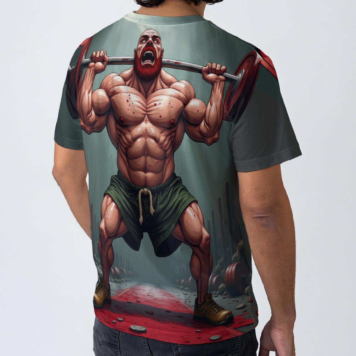 All-Over Print Men's O-Neck T-Shirt | 190GSM Cotton