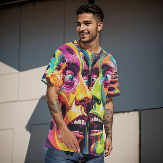 All-Over Print Men's O-Neck T-Shirt | 190GSM Cotton