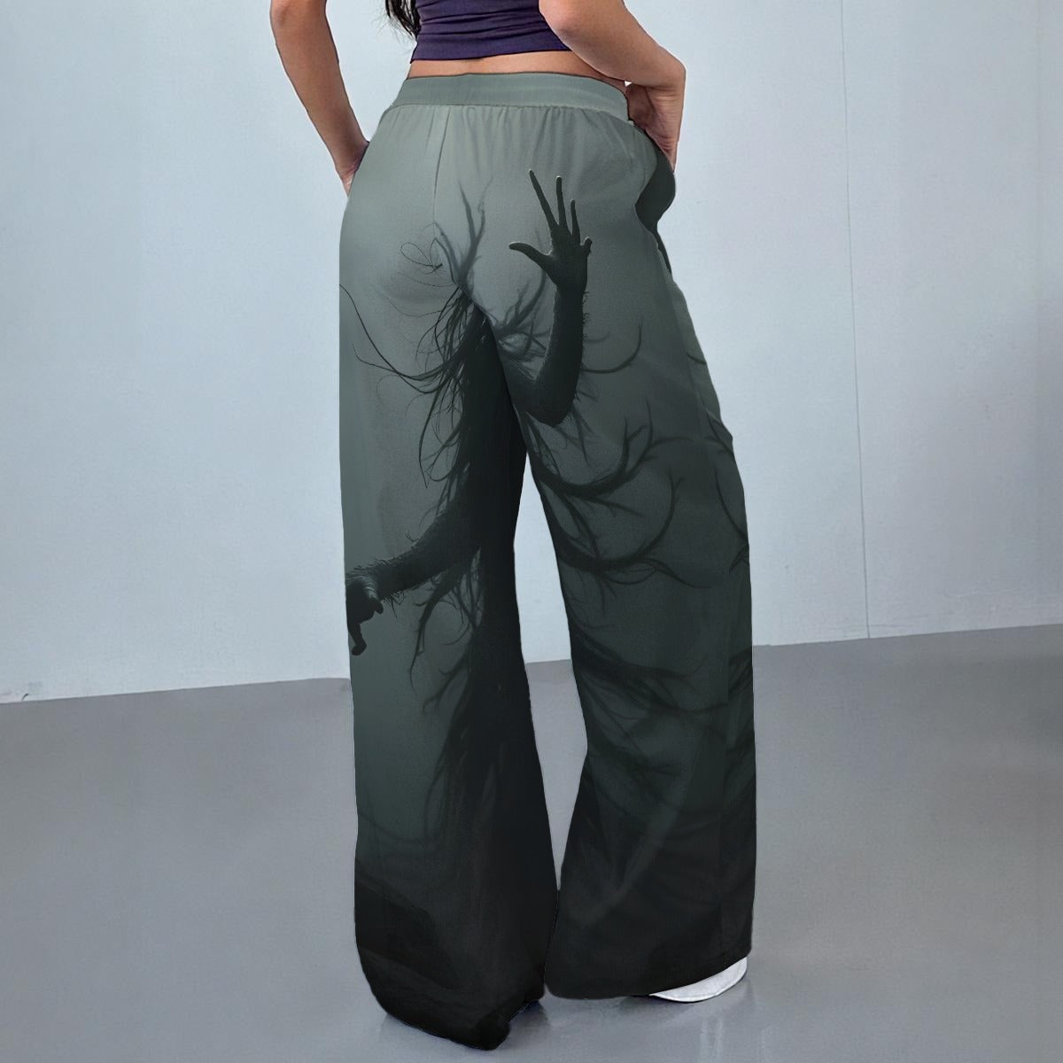 All-Over Print Women's Casual Pants|230GSM