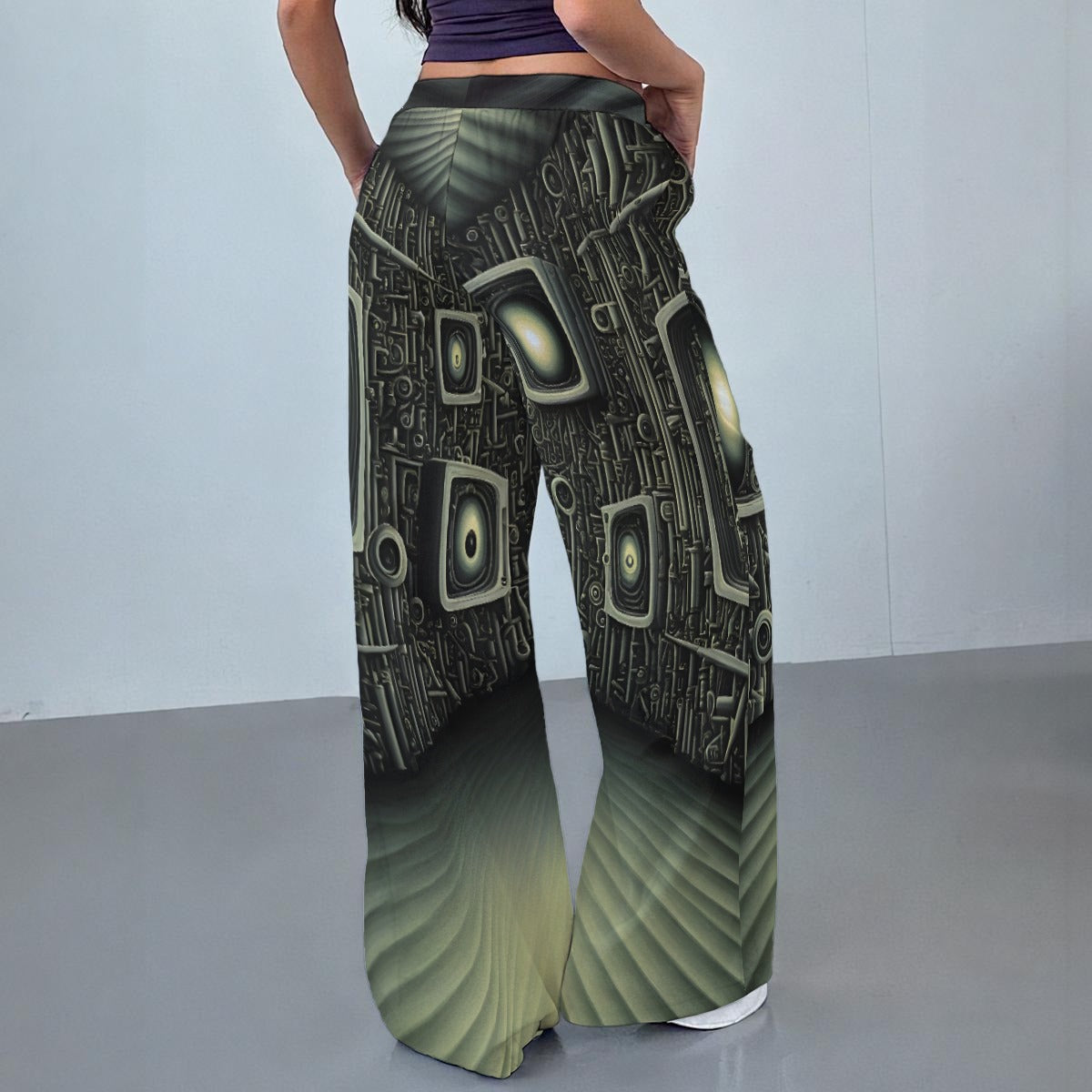 All-Over Print Women's Casual Pants|230GSM