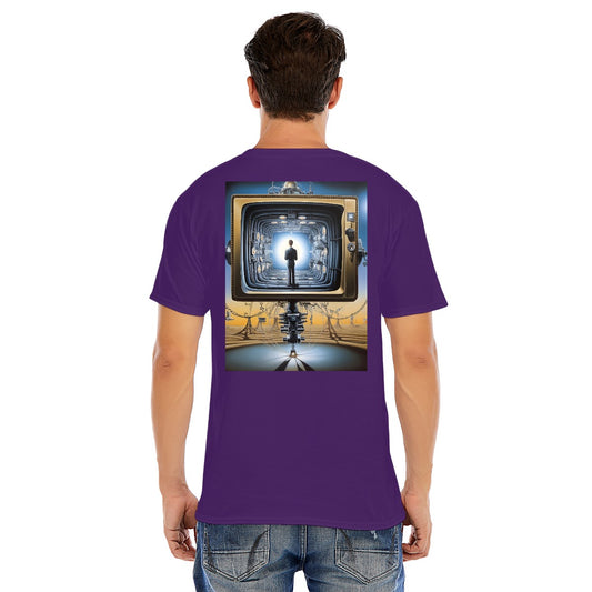 Unisex O-neck Short Sleeve T-shirt CottonStAI Inked Clothing, Tattoo Style Apparel, Edgy Designs, T-Shirt with Digital Print, Graphic Tee, Gift For All, Fashion Statement