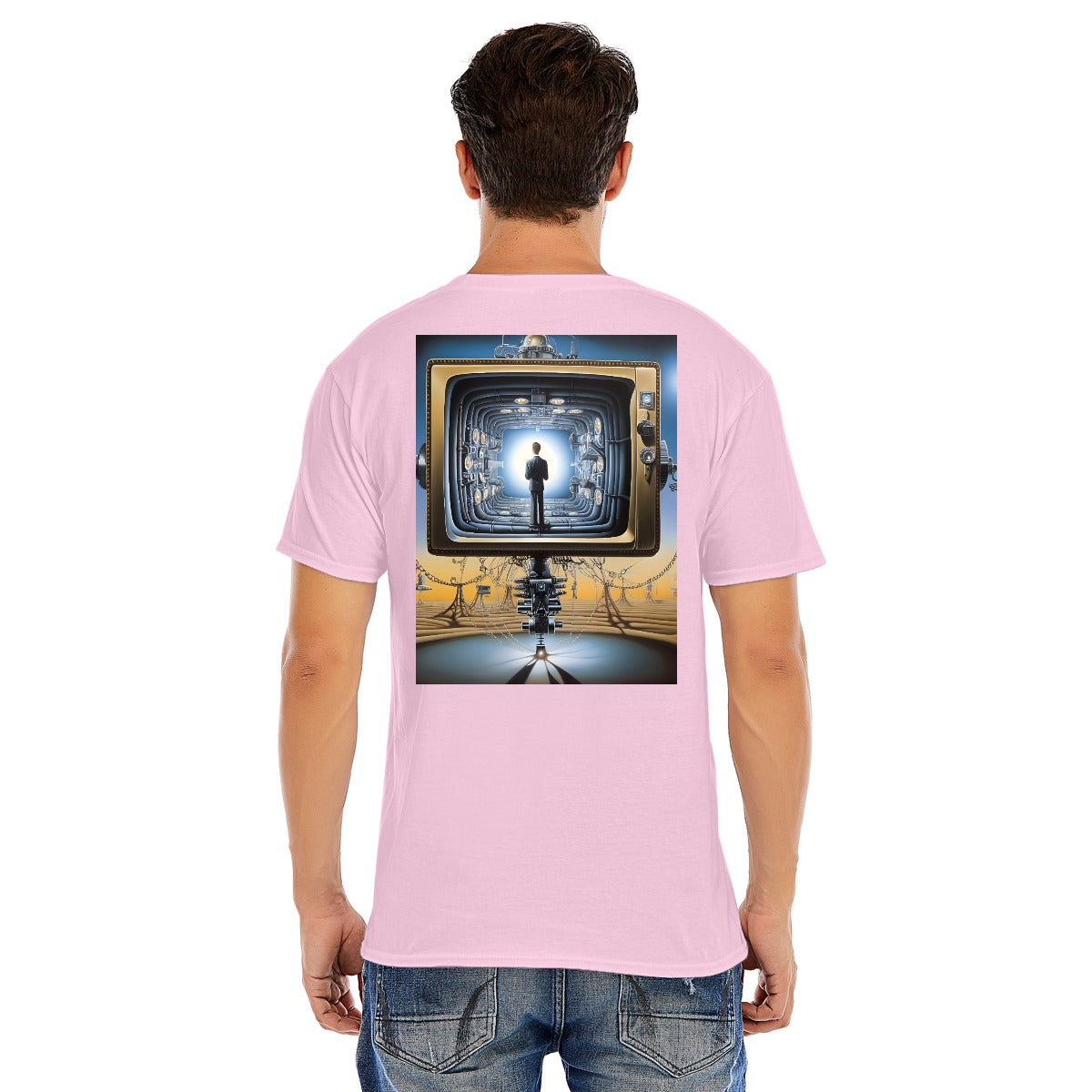 Unisex O-neck Short Sleeve T-shirt CottonStAI Inked Clothing, Tattoo Style Apparel, Edgy Designs, T-Shirt with Digital Print, Graphic Tee, Gift For All, Fashion Statement