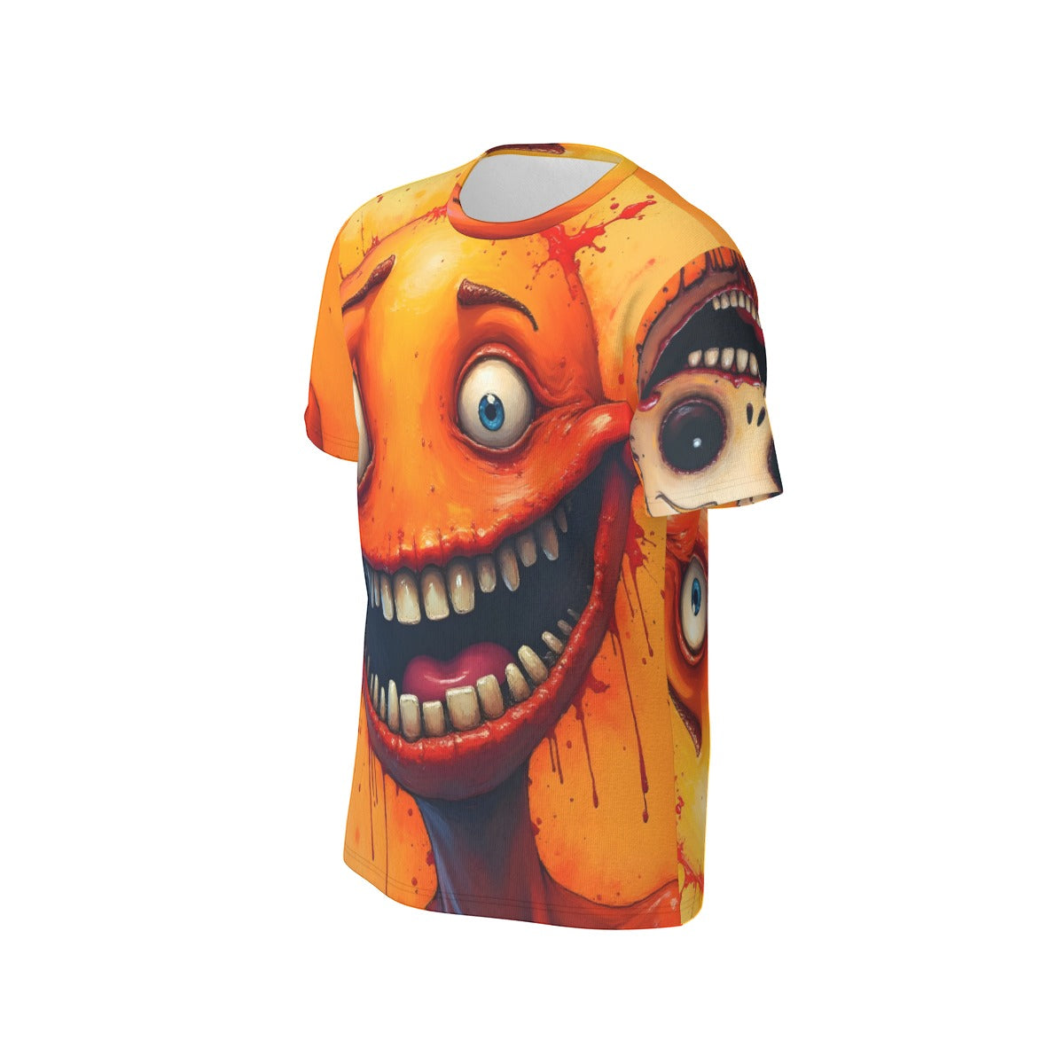All-Over Print  T-Shirt Cotton, Crazy AI Designed Inked Clothing, Tattoo styled art and surrealism inspired designs