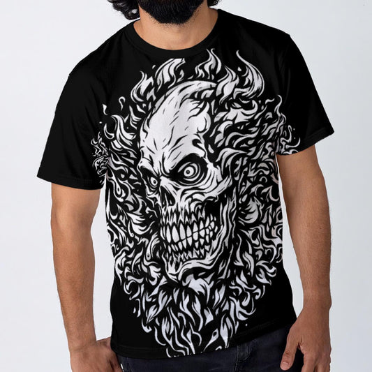 All-Over Print Men's O-Neck T-Shirt | 190GSM Cotton