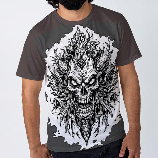 All-Over Print Men's O-Neck T-Shirt | 190GSM Cotton