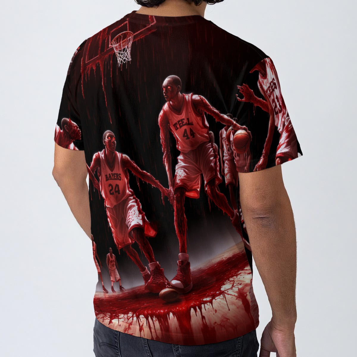 All-Over Print  T-Shirt  Cotton